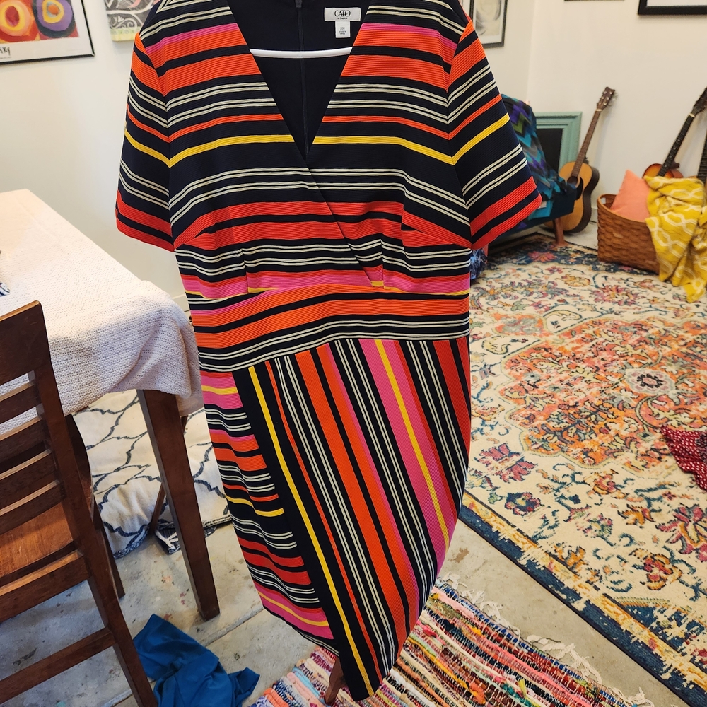 Cato Multicolor Asymmetrical Dress